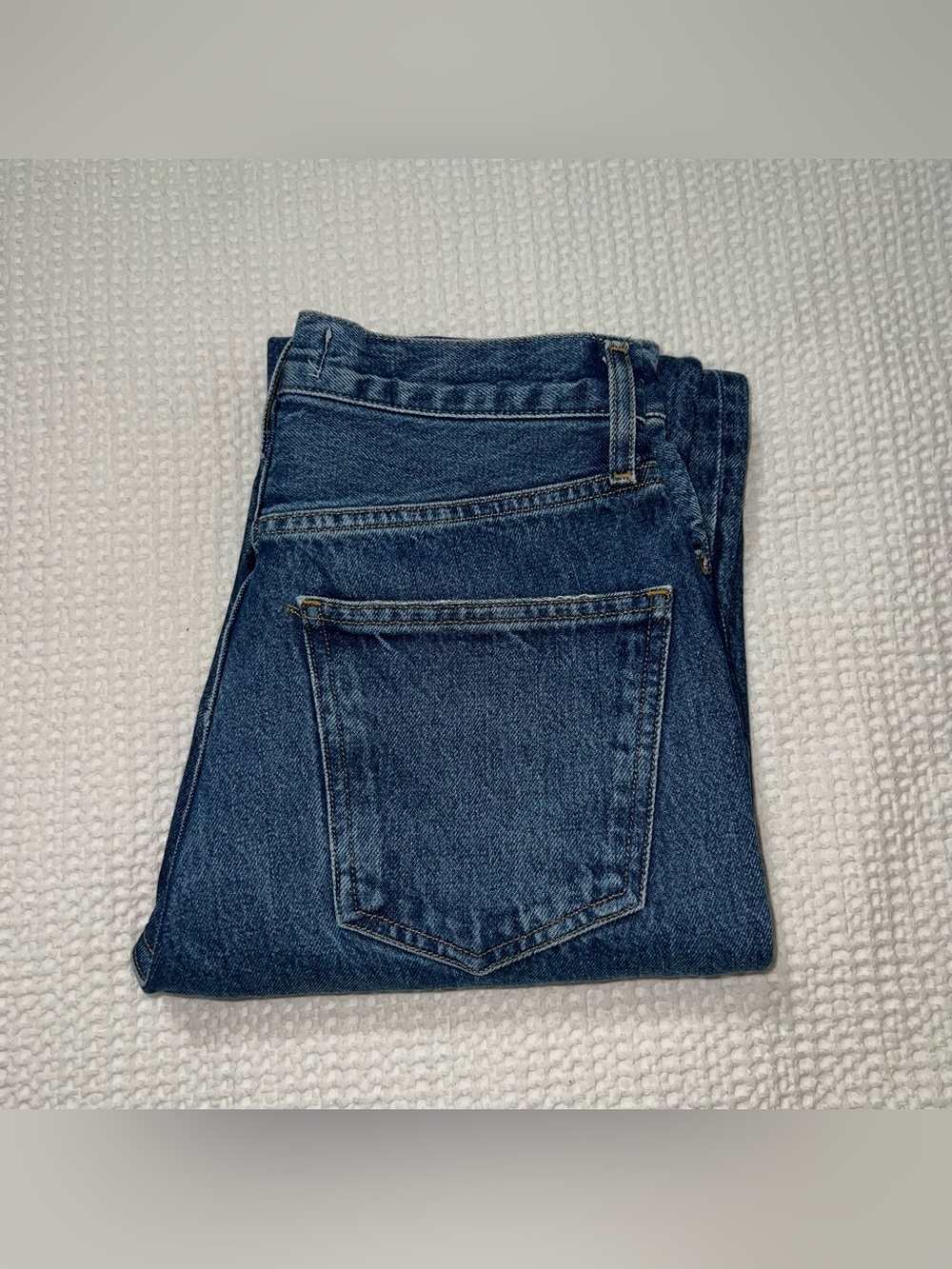 Agolde Women's Straight Leg Jeans in Deep Blue